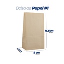 BOLSA DE PAPEL No.1 500pc