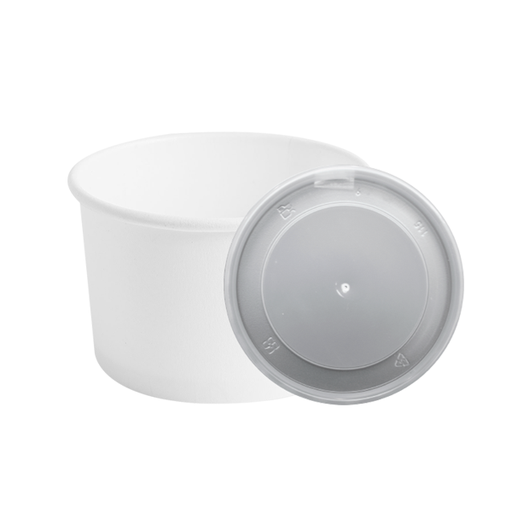 [EPA16BCTSM] Envase de Papel de 16oz CON TAPA SUPER MERCADO